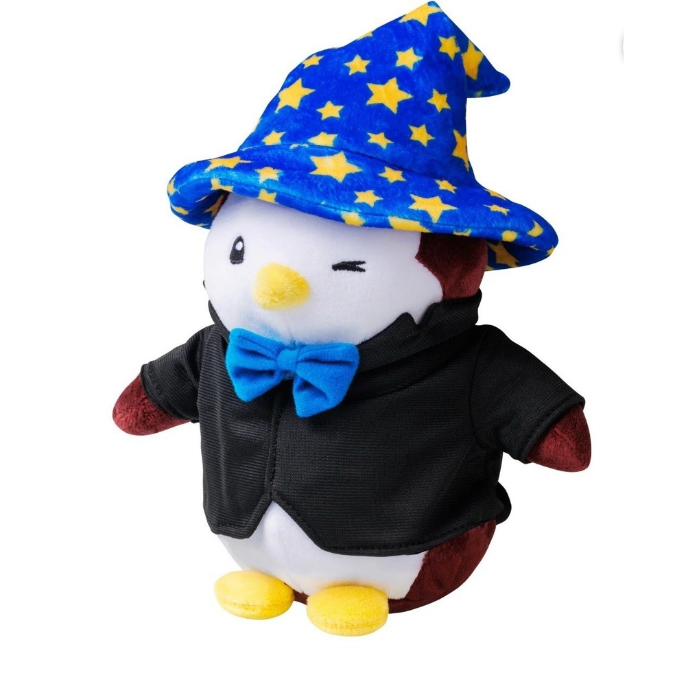 Pudgy Penguins Plush Buddies Bowtie & Wizard Hat 8-Inch Plush